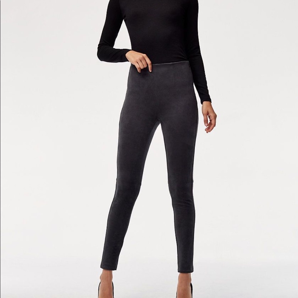 Aritzia Talula faux suede legging